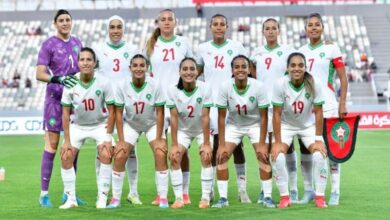 المدرب الفرنسي إيريك بلاهيك مع لبؤات الأطلس