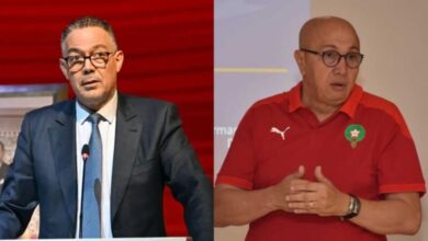 فتحي جمال المدير التقني الوطني خلال نشاط فني بالجامعة الملكية المغربية لكرة القدم