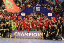 المنتخب المغربي لكرة الصالات يحتفل بإنجاز تاريخي