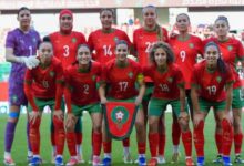 لاعبات المنتخب المغربي النسوي لكرة القدم