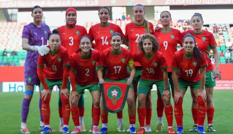 لاعبات المنتخب المغربي النسوي لكرة القدم