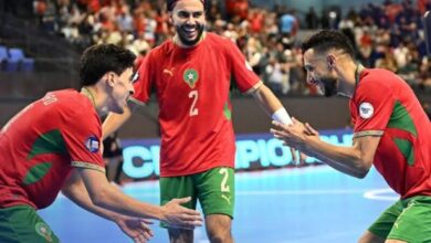 منتخب المغرب لكرة القدم داخل القاعة خلال منافسات كان الفوتسال 2026
