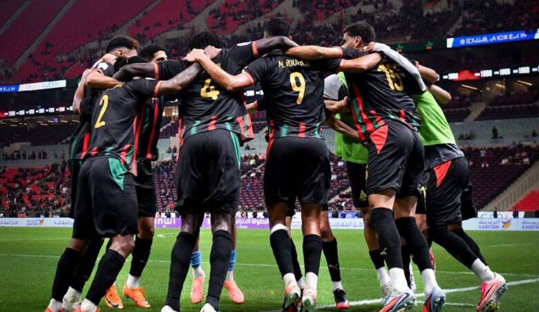 لاعبو الجيش الملكي استعدادًا لمواجهة كوروغو الإيفواري في كأس الكونفدرالية الأفريقية