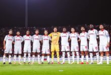 لاعبو الوداد الرياضي خلال مباراة أمل تزنيت بالبطولة الاحترافية