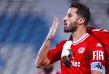لاعبو الوداد الرياضي يحتفلون بالفوز على اتحاد تواركة