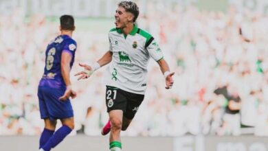 ياسر الزابيري مهاجم راسينغ سانتاندير المنتخب المغربي
